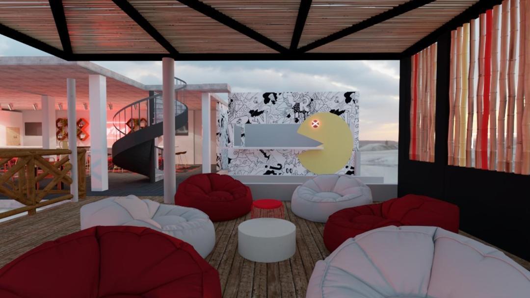 Why Not Rooftop Party Hostel Playa del Carmen Bagian luar foto