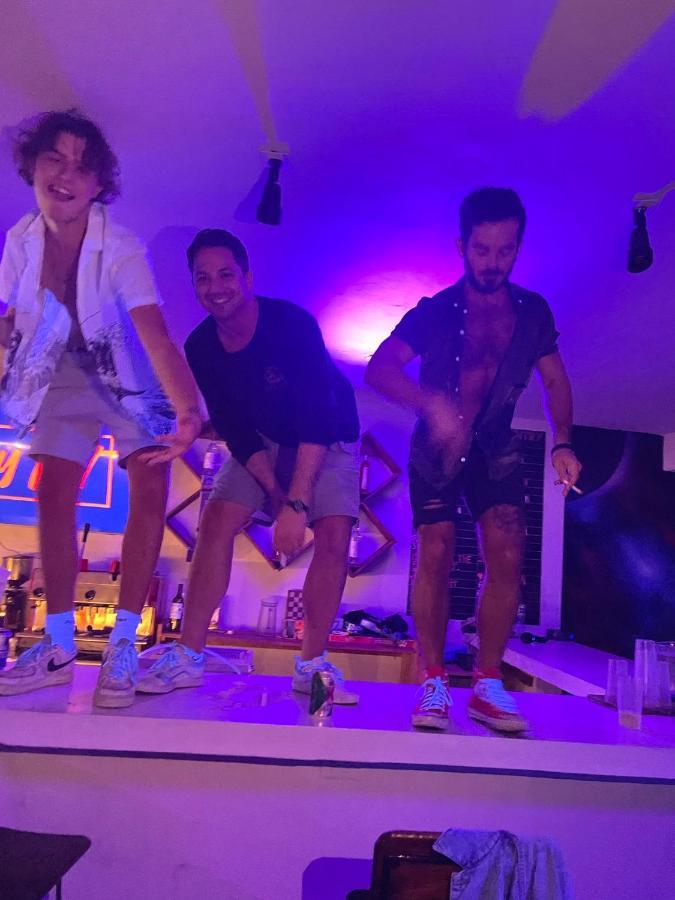 Why Not Rooftop Party Hostel Playa del Carmen Bagian luar foto